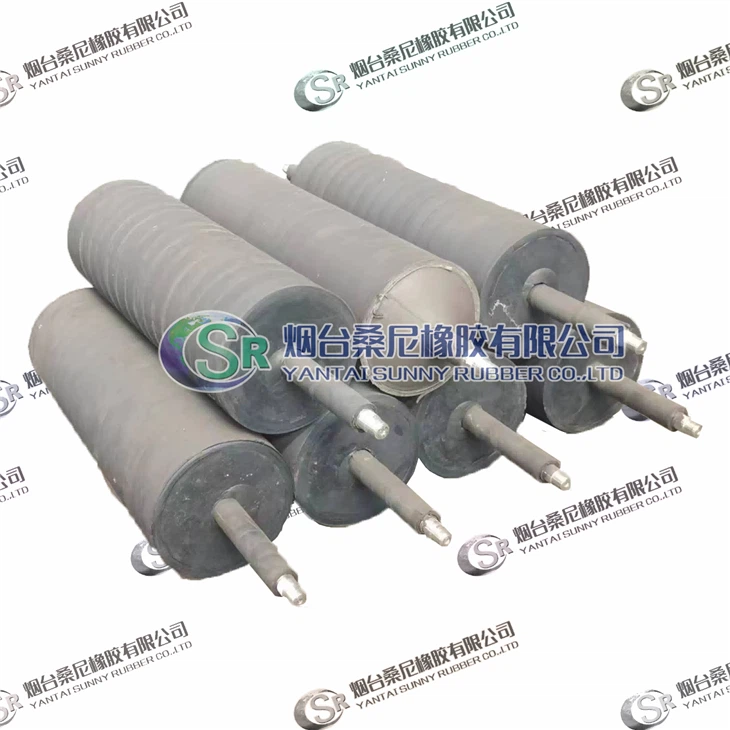 רולר מסוע בחגורה באיכות גבוהה עם ציפוי גומי